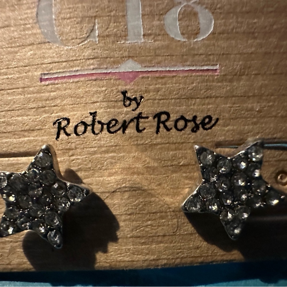 Robert Rose Star Earrings